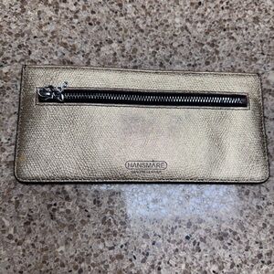 Hansmare Gold Leather Wallet